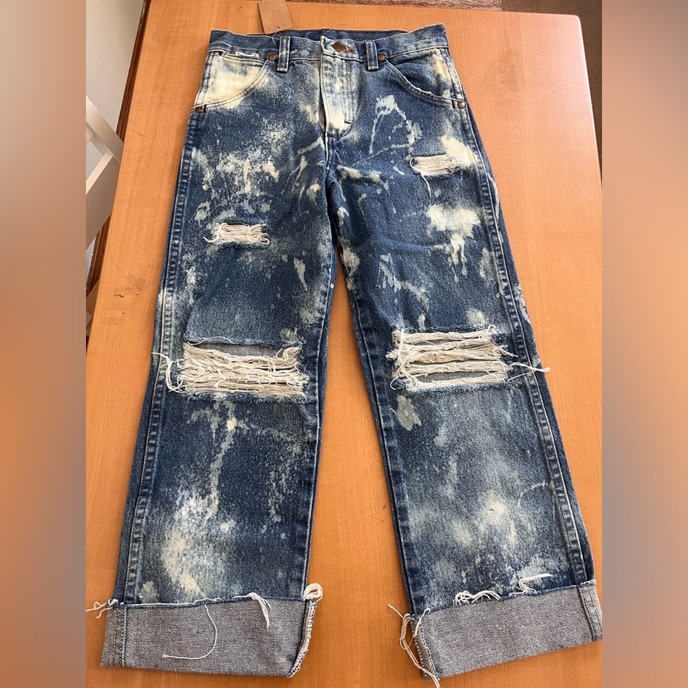 Bleached Wrangler Jeans! Size 12 Regular